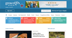 Desktop Screenshot of grownups.co.nz